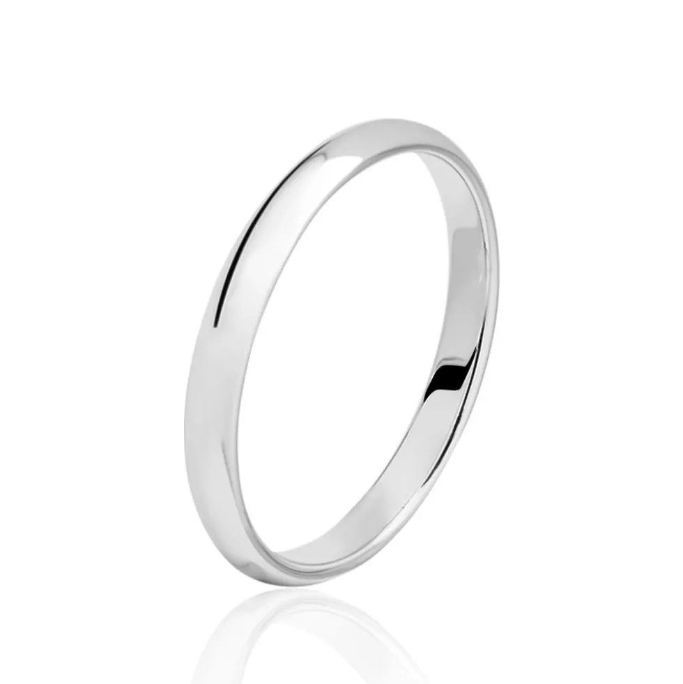 Alliance Annaic Ruban Plat Or Blanc