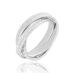 Alliance Bertina Demi Jonc Classique Or Blanc