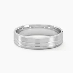 Alliance Cheryn Ruban Plat Argent Blanc