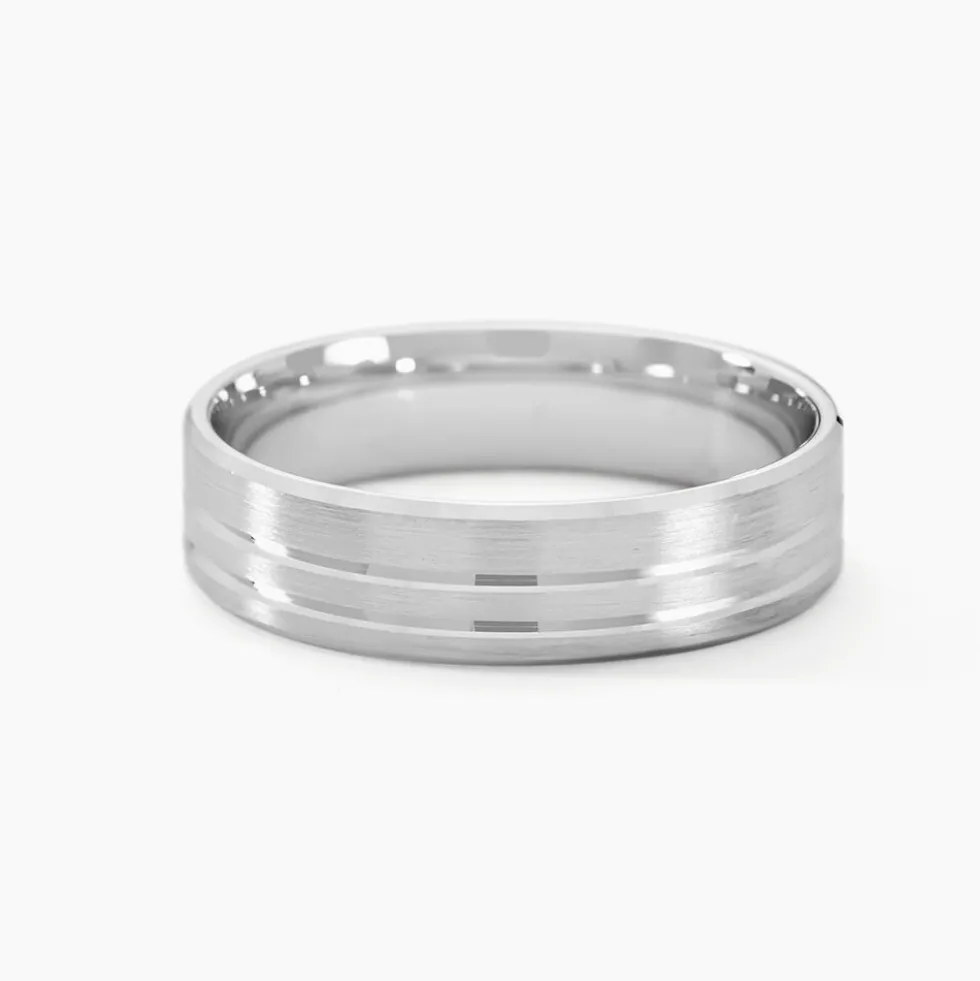 Alliance Cheryn Ruban Plat Argent Blanc