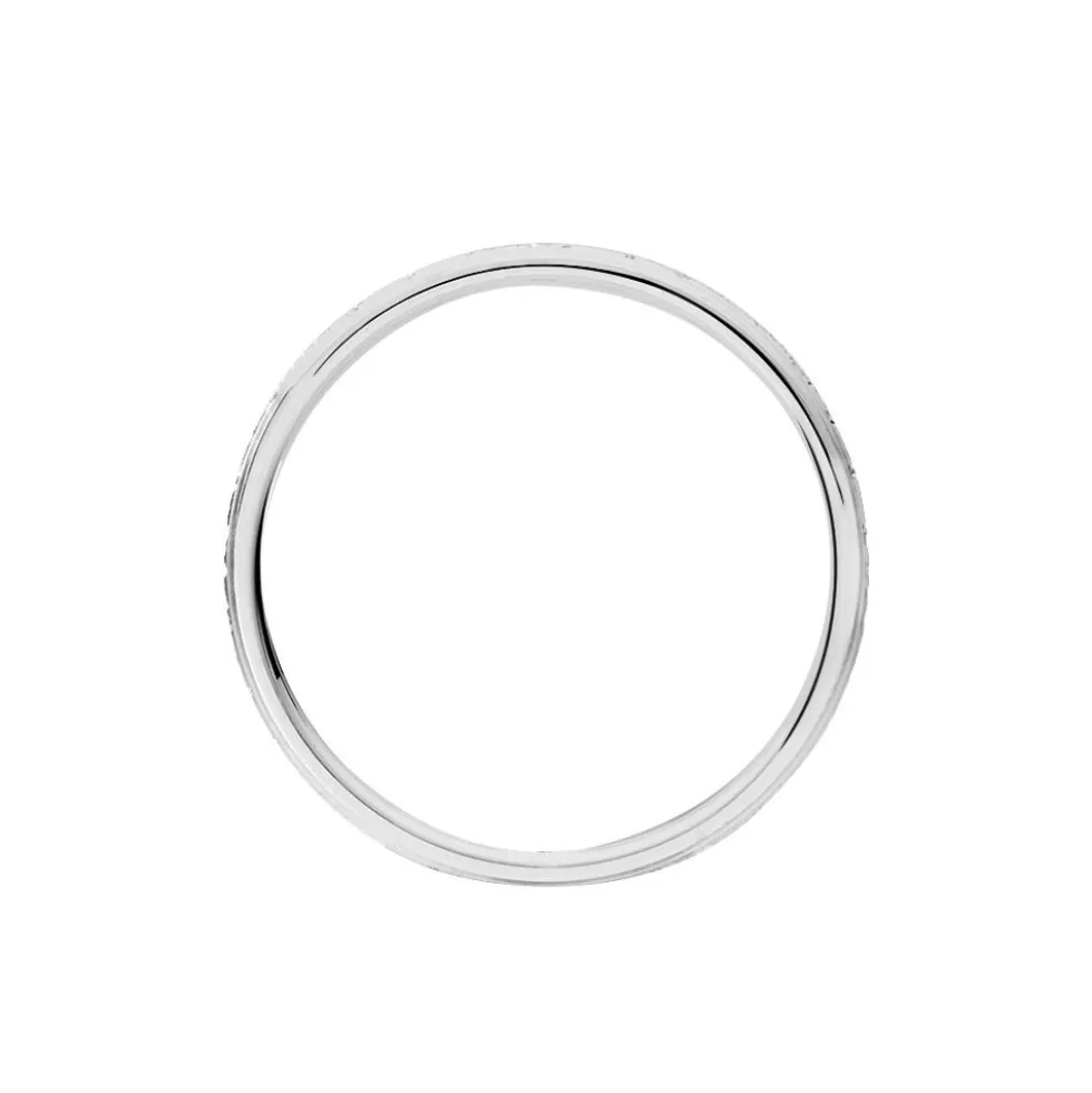 Alliance Fine Ruban Plat Or Blanc