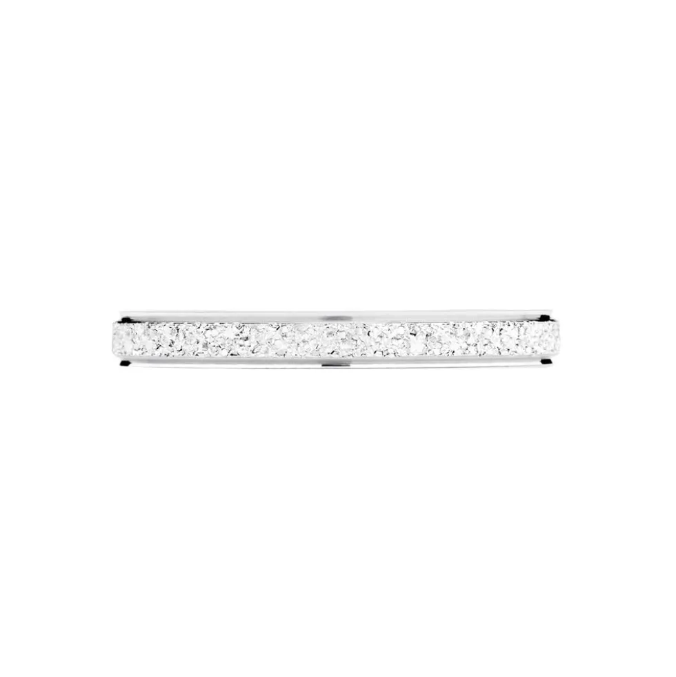 Alliance Fine Ruban Plat Or Blanc