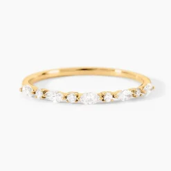 Alliance Gaetano Or Jaune Diamant Synthétique