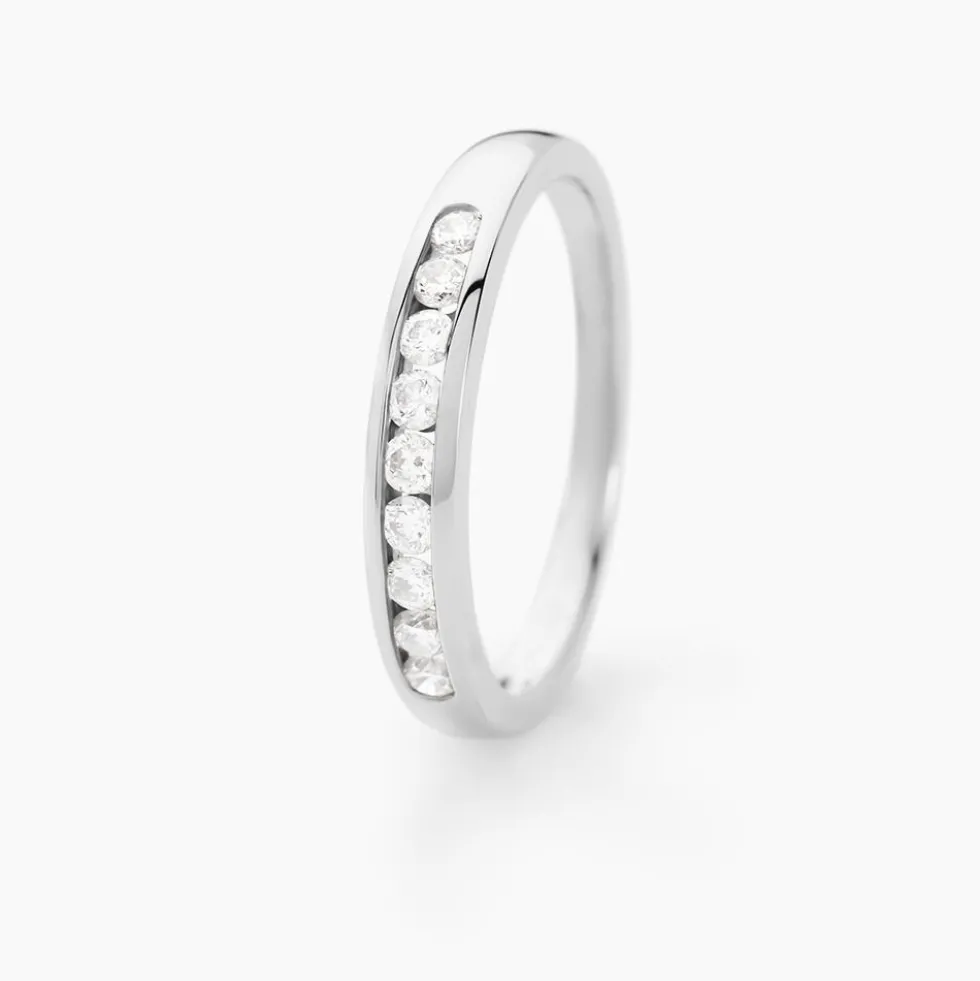 Alliance Giulia Or Blanc Diamant