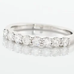 Alliance Hera Or Blanc Diamant