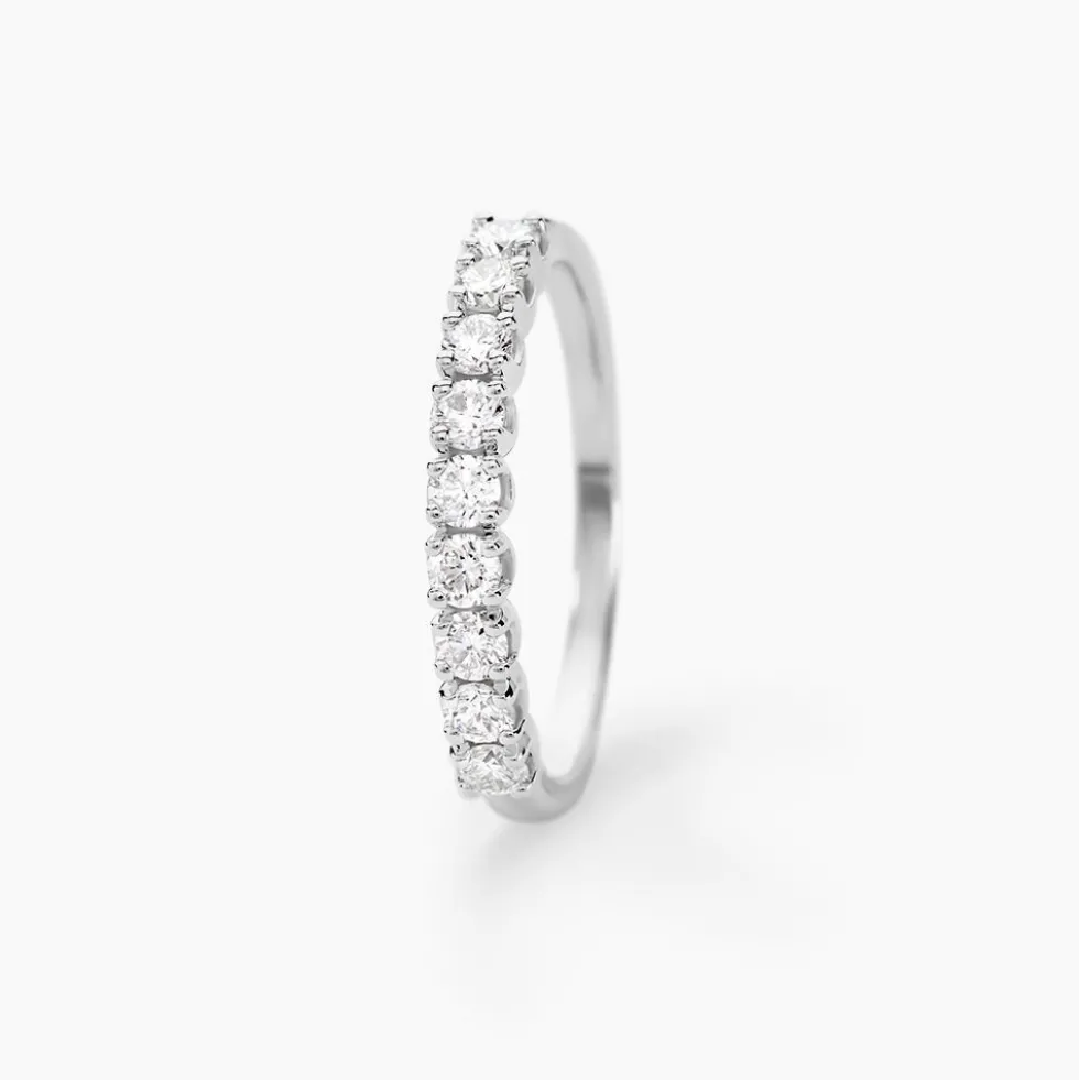 Alliance Hera Or Blanc Diamant