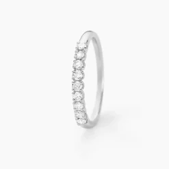 Alliance Hera Or Blanc Diamant