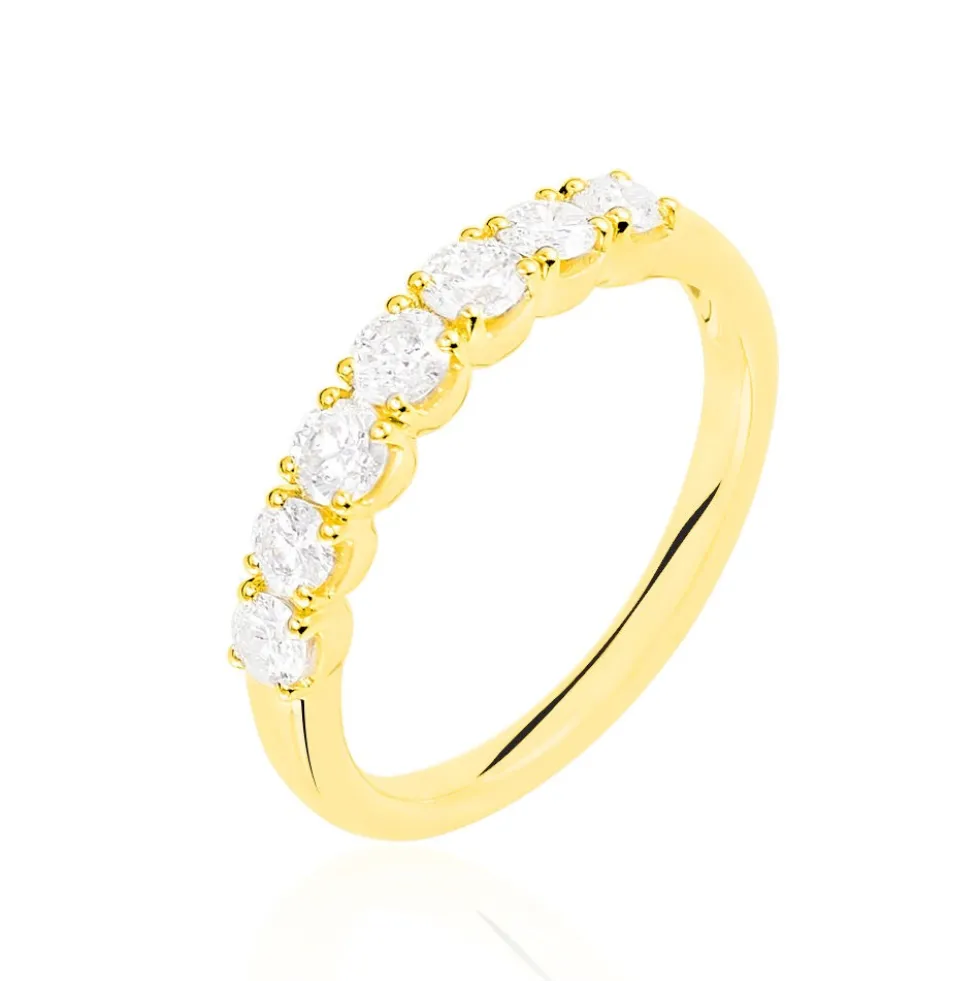 Alliance Hera Or Jaune Diamant