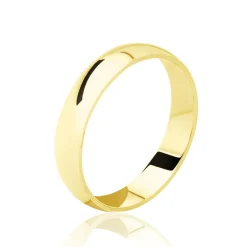 Alliance Irais Demi Jonc Classique Or Jaune