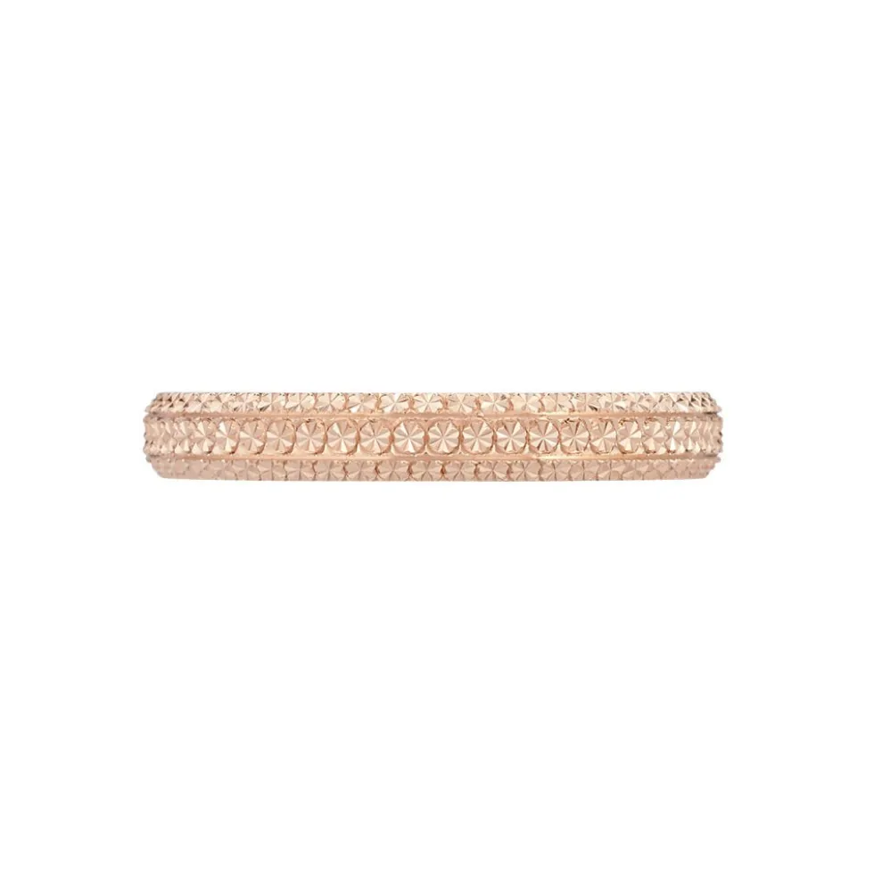 Alliance Luzia Demi Jonc Classique Or Rose