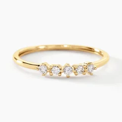 Alliance Matleena Or Jaune Diamant Synthétique
