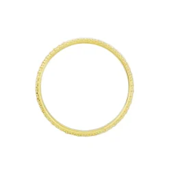 Alliance Multi Facettes Diamantee Demi Jonc Classique Or Bicolore