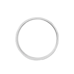 Alliance Naidy Ruban Plat Argent Blanc