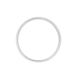 Alliance Nelida Ruban Plat Argent Blanc