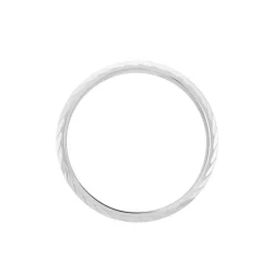 Alliance Nene Ruban Plat Argent Blanc