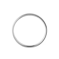 Alliance Perlee Ruban Plat Or Blanc
