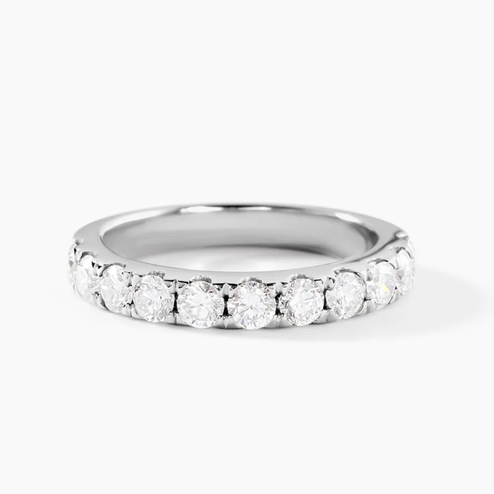 Alliance Pristina Ld Platine Blanc Diamant Synthétique
