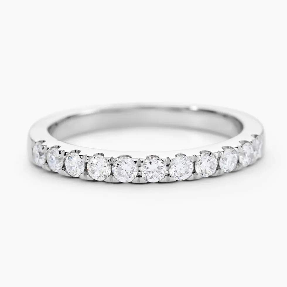 Alliance Pristina Ld Platine Blanc Diamant Synthétique