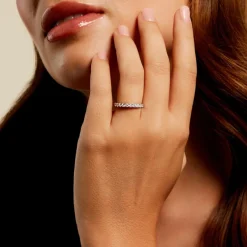 Alliance Pristina Ld Platine Blanc Diamant Synthétique