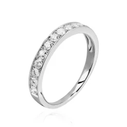 Alliance Pristina Or Blanc Diamant