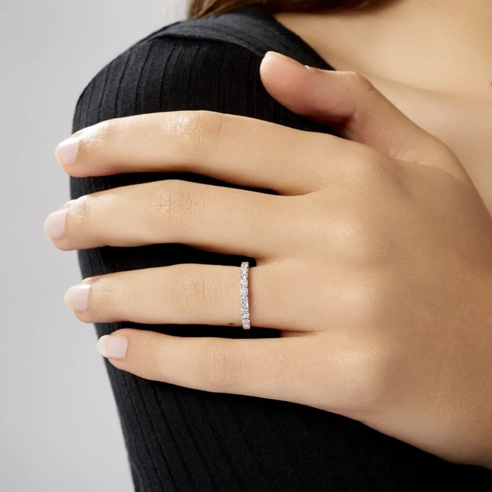 Alliance Pristina Or Blanc Diamant