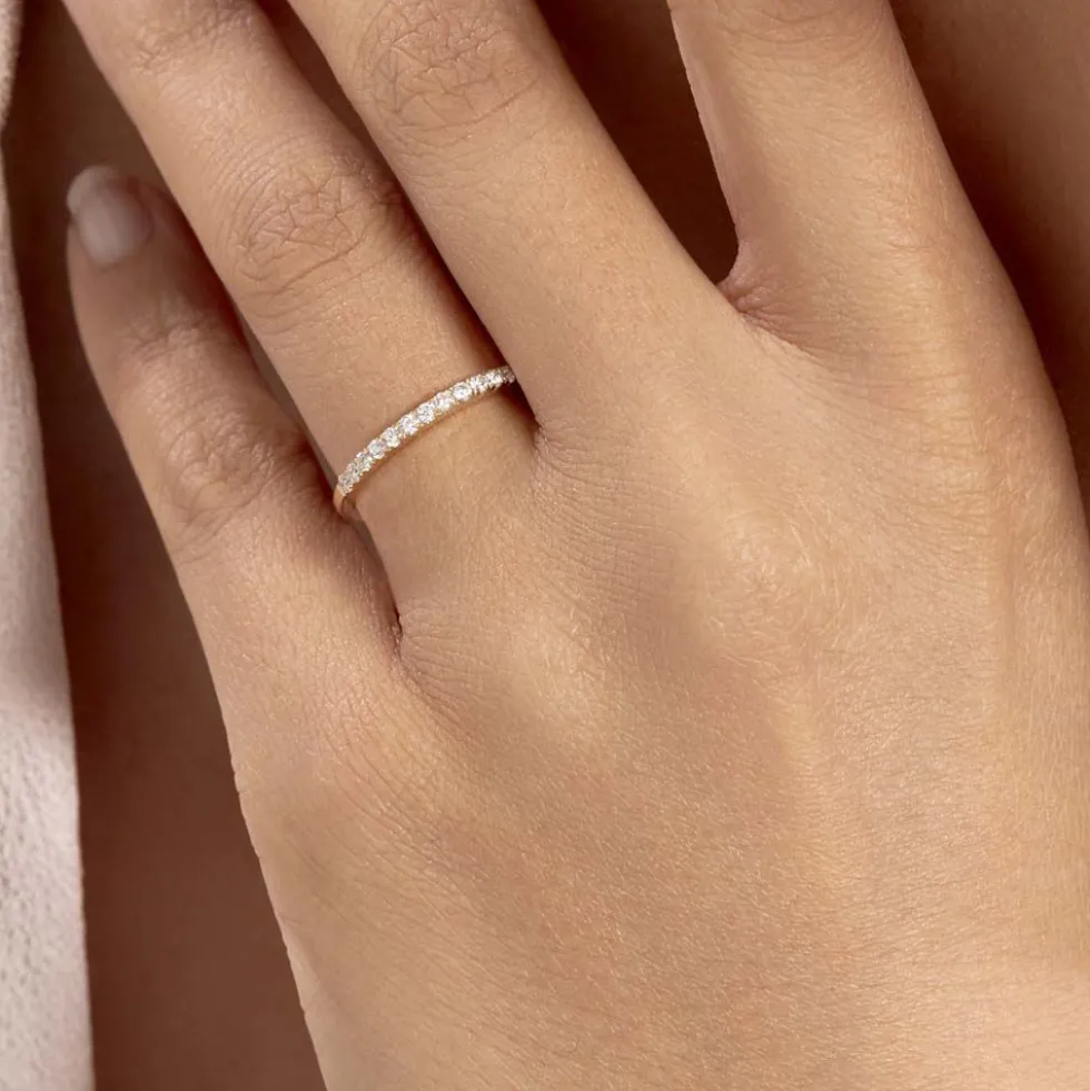 Alliance Pristina Or Jaune Diamant