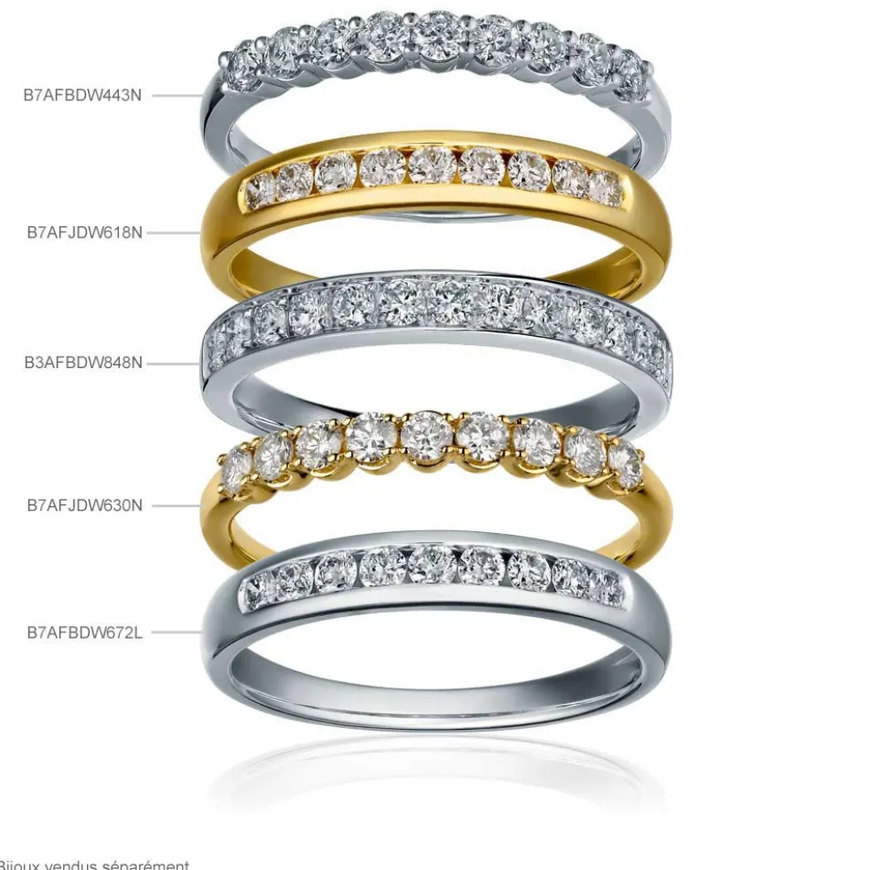 Alliance Rhea Or Jaune Diamant