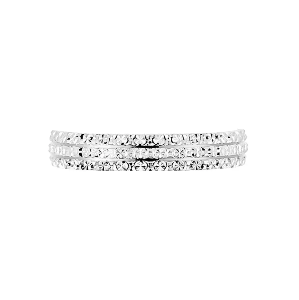 Alliance Roxie Demi Jonc Classique Or Blanc