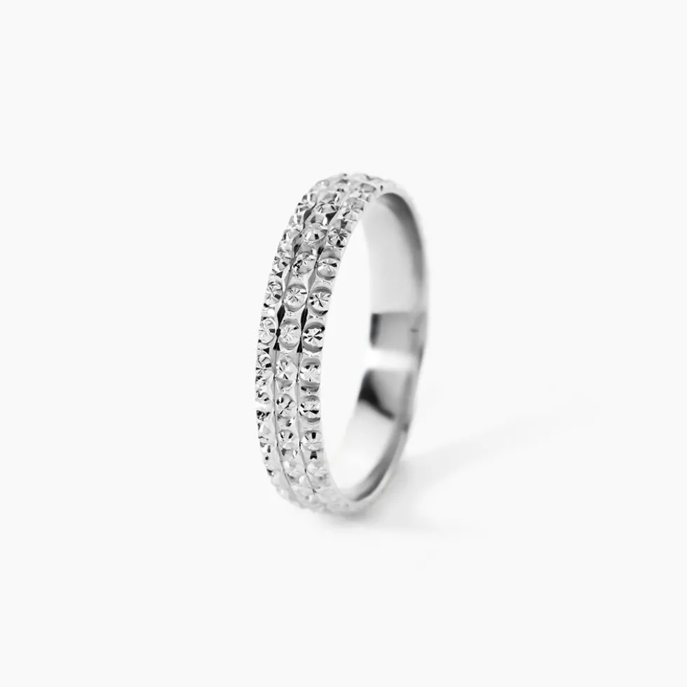 Alliance Roxie Ruban Plat Or Blanc