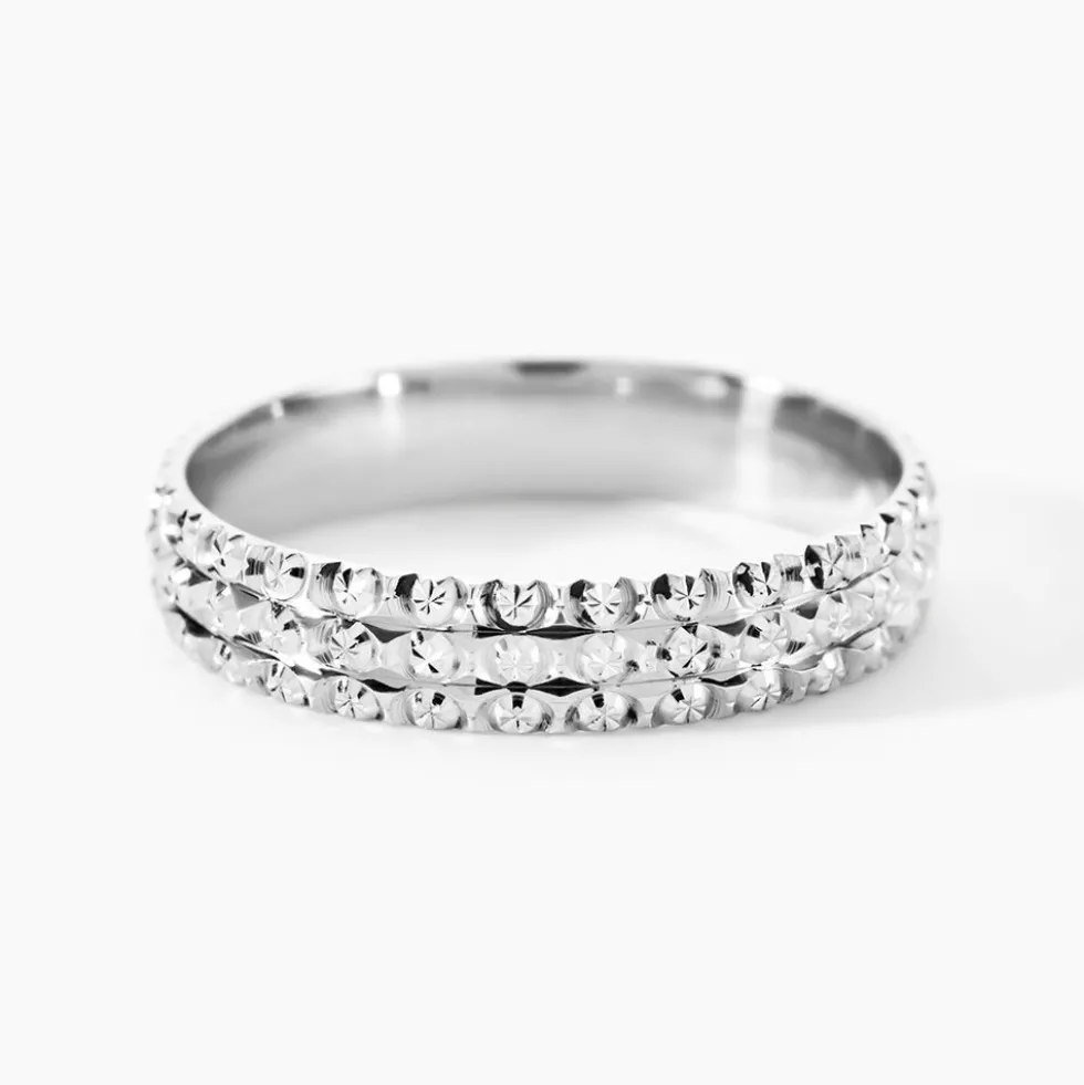 Alliance Roxie Ruban Plat Or Blanc