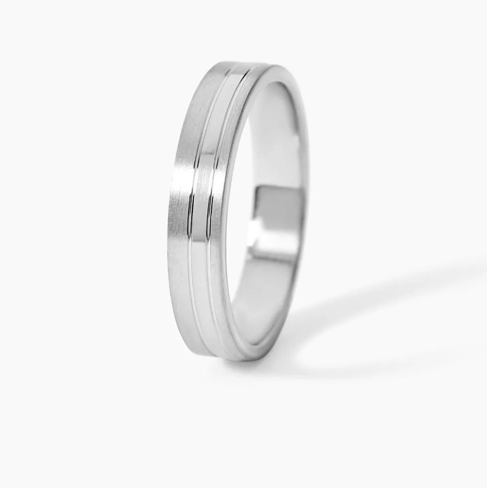 Alliance Tristan Argent Blanc