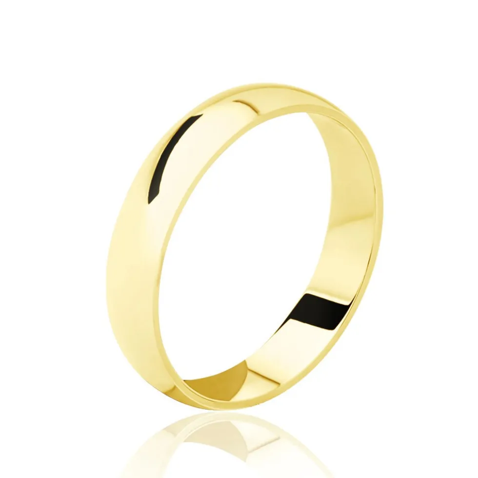 Alliance Anahy Demi Jonc Classique Or Jaune
