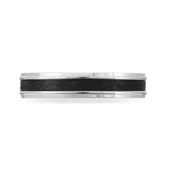 Alliance Camille Ruban Plat Or Blanc