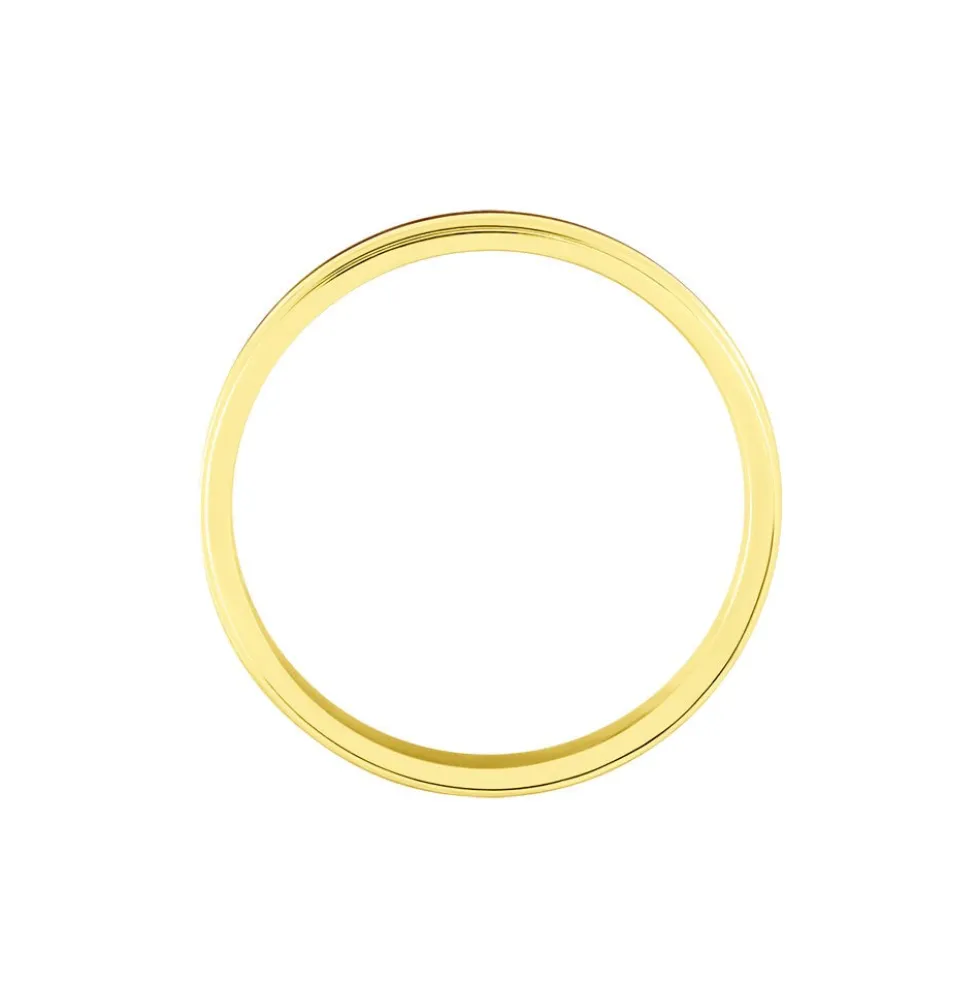 Alliance Camille Ruban Plat Or Jaune