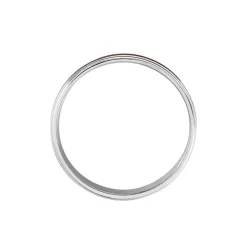 Alliance Camille Ruban Plat Or Blanc