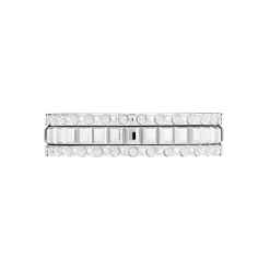 Alliance Effet Miroir Or Blanc