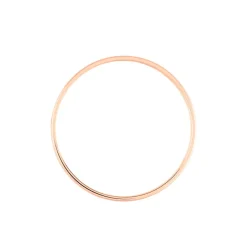 Alliance Effet Perle Ruban Plat Or Rose