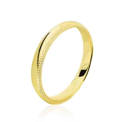 Alliance Elna Demi Jonc Classique Or Jaune