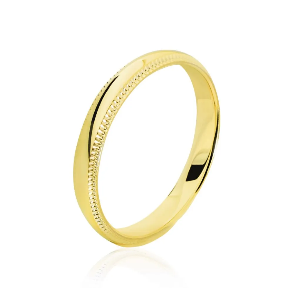 Alliance Elna Demi Jonc Classique Or Jaune