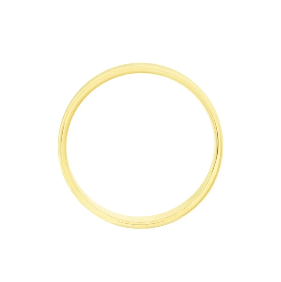Alliance Fantaisie Sable Demi Jonc Classique Or Jaune