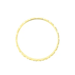 Alliance Fleur Diamantee Ruban Plat Or Jaune