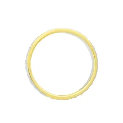 Alliance Grain De Folie Diamantee Ruban Plat Or Bicolore