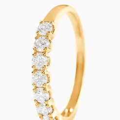 Alliance Hera Or Jaune Diamant