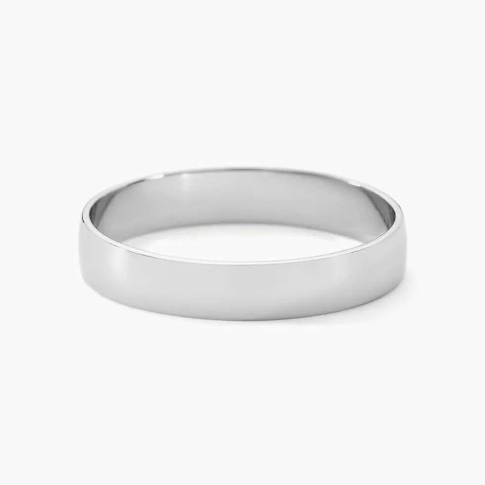 Alliance Julie Ruban Classique Platine Blanc
