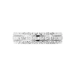 Alliance Leliana Demi Jonc Classique Or Blanc
