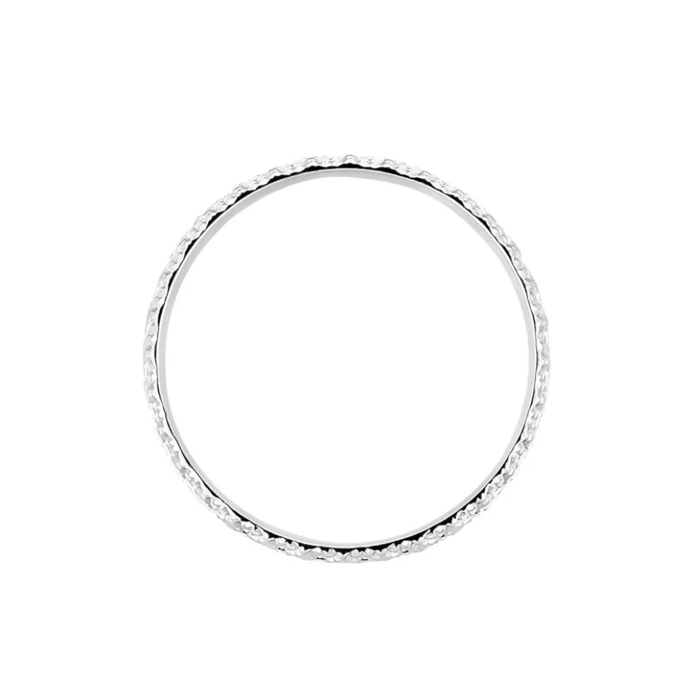 Alliance Leliana Demi Jonc Classique Or Blanc