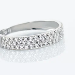 Alliance Lison Or Blanc Oxyde De Zirconium