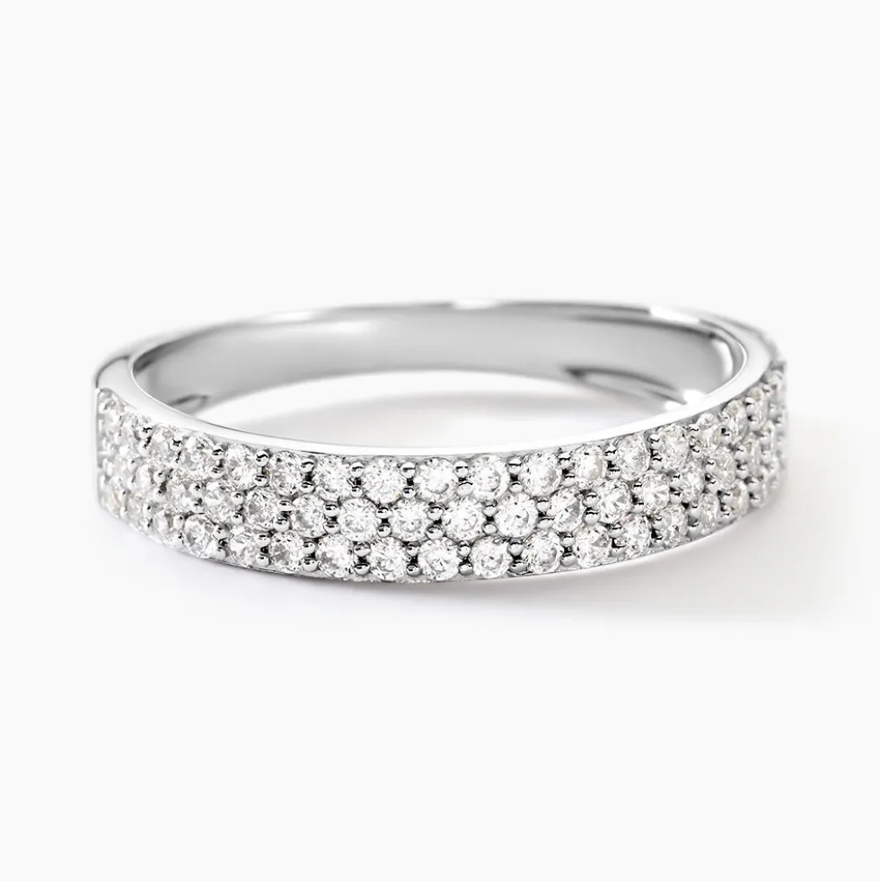 Alliance Lison Or Blanc Oxyde De Zirconium