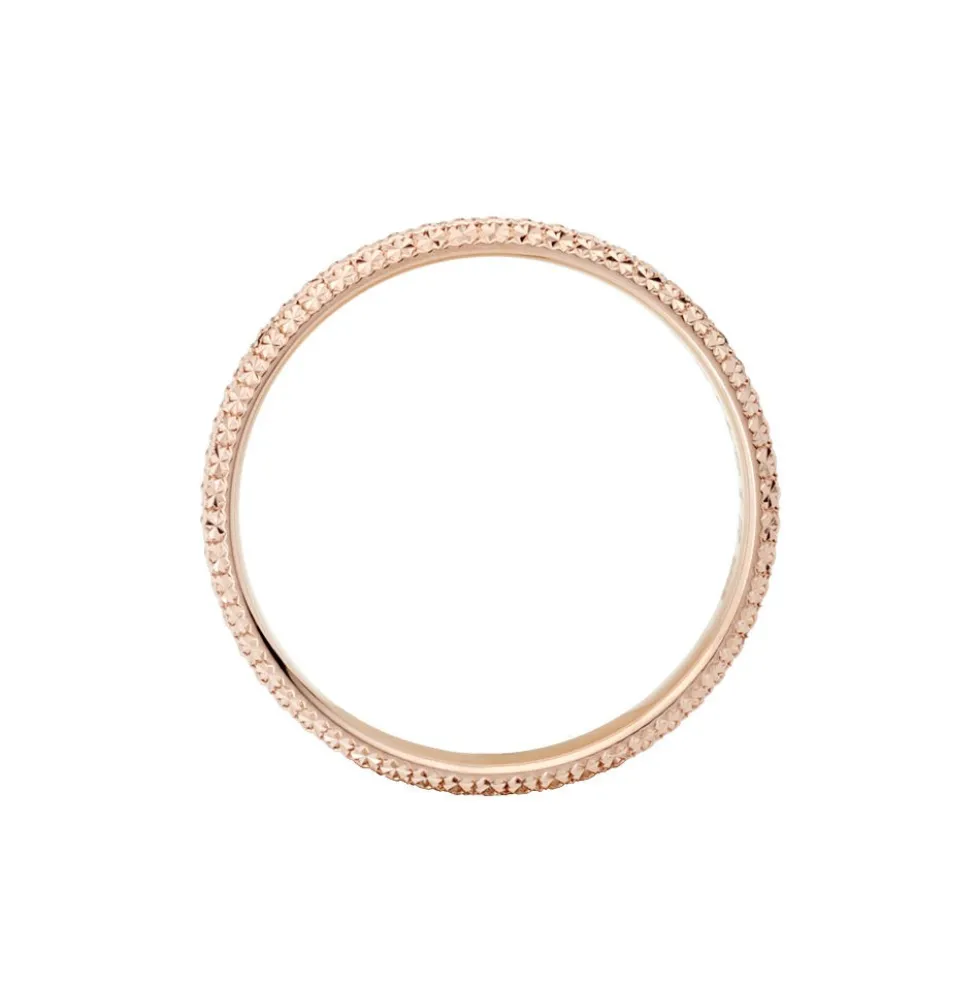 Alliance Luzia Demi Jonc Classique Or Rose