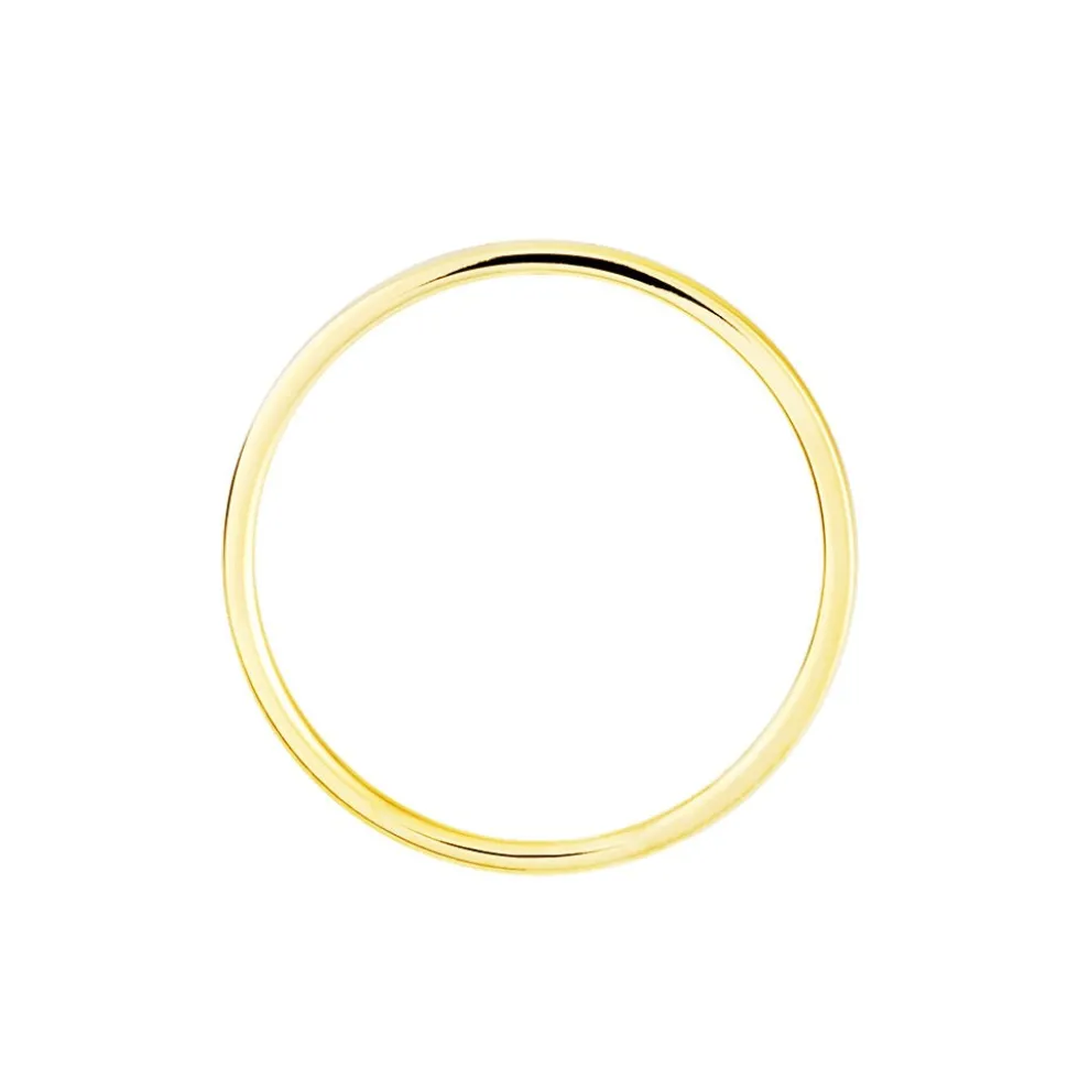 Alliance Manaelle Ruban Plat Or Bicolore
